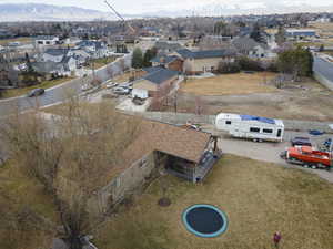 Bird's eye view of neighborhood