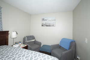 View of bedroom sitting area