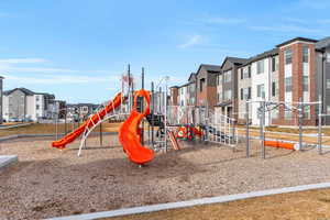 View of jungle gym