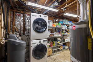 Clothes washing area & Stoarge - water heater replaced 2019