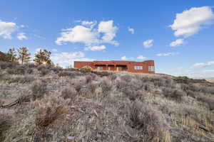 View of rear view of house