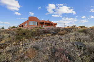 View of back of property