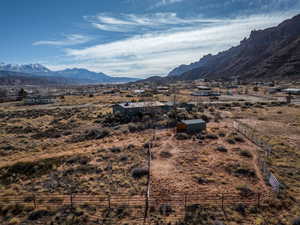 Property view of mountains with a rural view