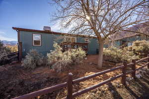 View of rear view of house