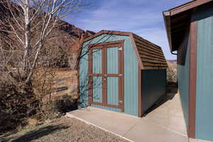 View of outbuilding