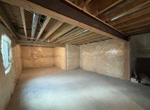 View of basement