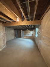 View of basement