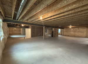 View of basement