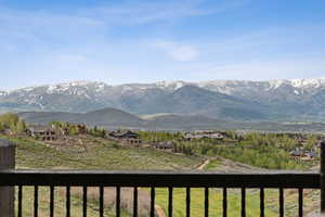 View of mountain background