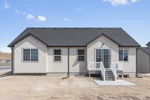 View of rear view of property