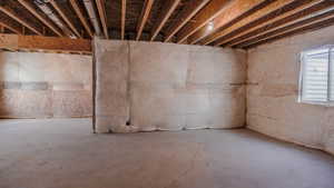 View of basement