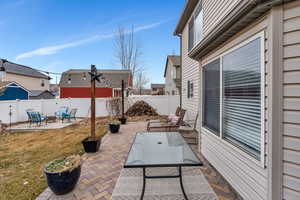 View of patio featuring outdoor lounge area