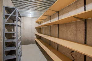 View of storage