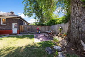 View of yard featuring a patio