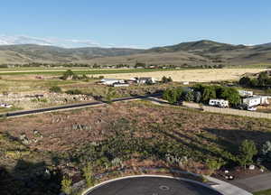 View of mountain feature featuring a rural view