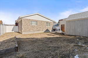 View of back of house