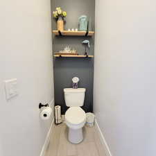 Master bathroom toilet room