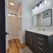 Basement bathroom