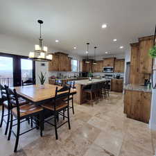 Kitchen dining area