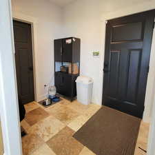 Mudroom area