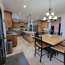 Kitchen dining area