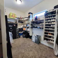 Master walk-in closet