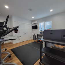 Basement bedroom with separate entrance