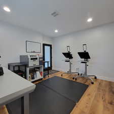 Basement bedroom with separate entrance