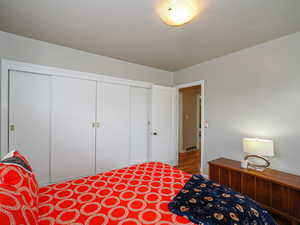 Bedroom with a closet