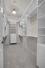 View of spacious closet