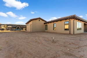 View of rear view of property