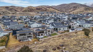 Drone / aerial view from the Juniper Canyon Recreation Area.