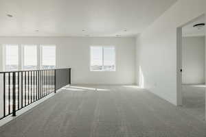 Empty room with light carpet