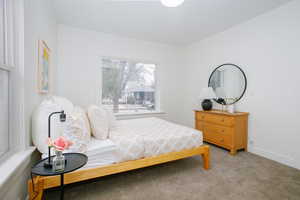 Master bedroom with so much beautiful natural light