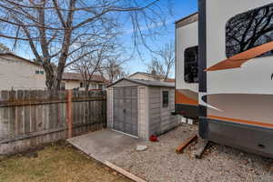 View of outdoor structure, shed