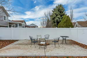 View of patio