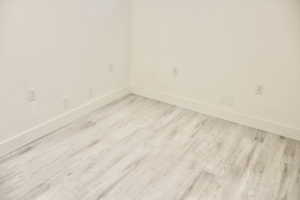 Spare room with light hardwood / wood-style flooring