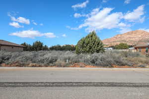 View of road featuring a mountain view