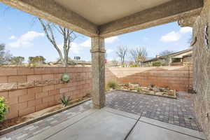 View of patio