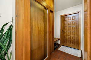 View of tiled foyer entrance