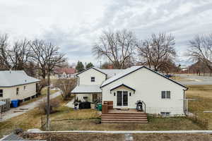 View of back of property