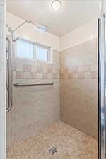 Full bathroom with vanity, ceiling fan, toilet, and shower / bath combo with shower curtain