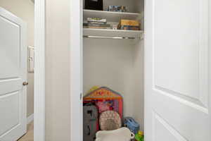 View of closet