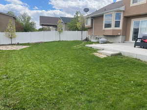 View of yard featuring a patio area