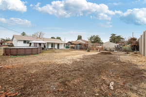 View of yard featuring a gazebo