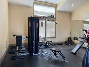 View of exercise room