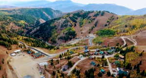 Ski-in ski-out near resort center of Powder Mountain.