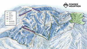 Ski Resort Map.