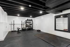 View of workout room