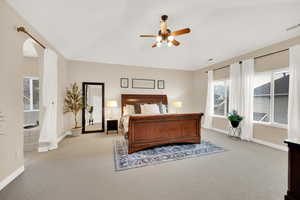 Master Bedroom with ceiling fan